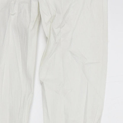 DENIN&CO Womens White   Skinny Jeans Size 10 L31 in