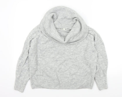 H&M Womens Grey   Pullover Jumper Size S