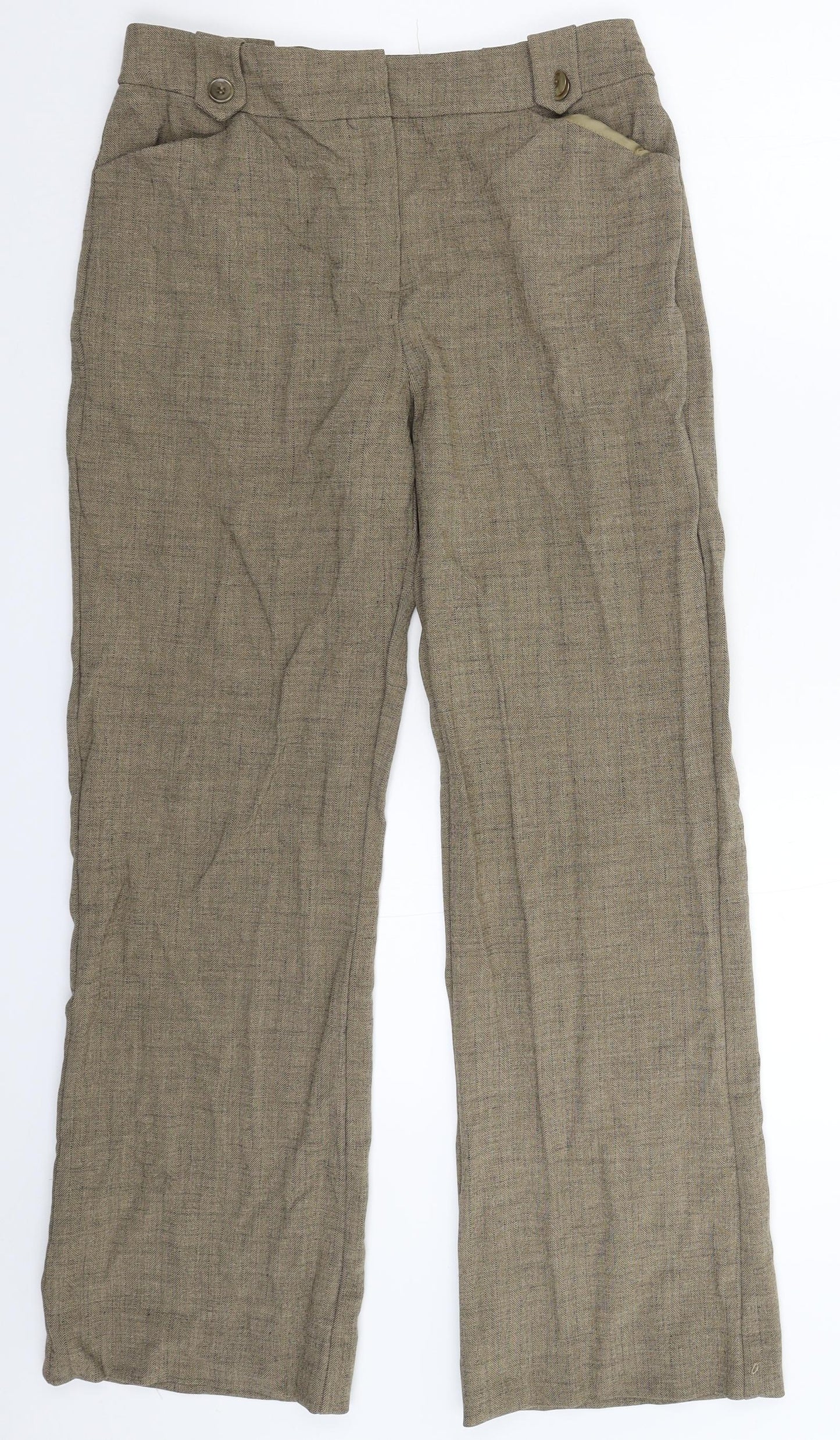 Womens UK Size 12 Mackays Regular Fit  Grey Trousers