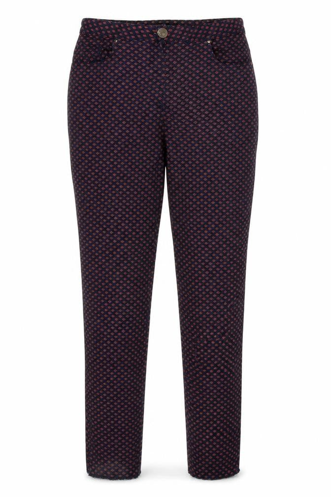 Womens UK Size 10 F&F Extra-Slim Fit  Blue Trousers