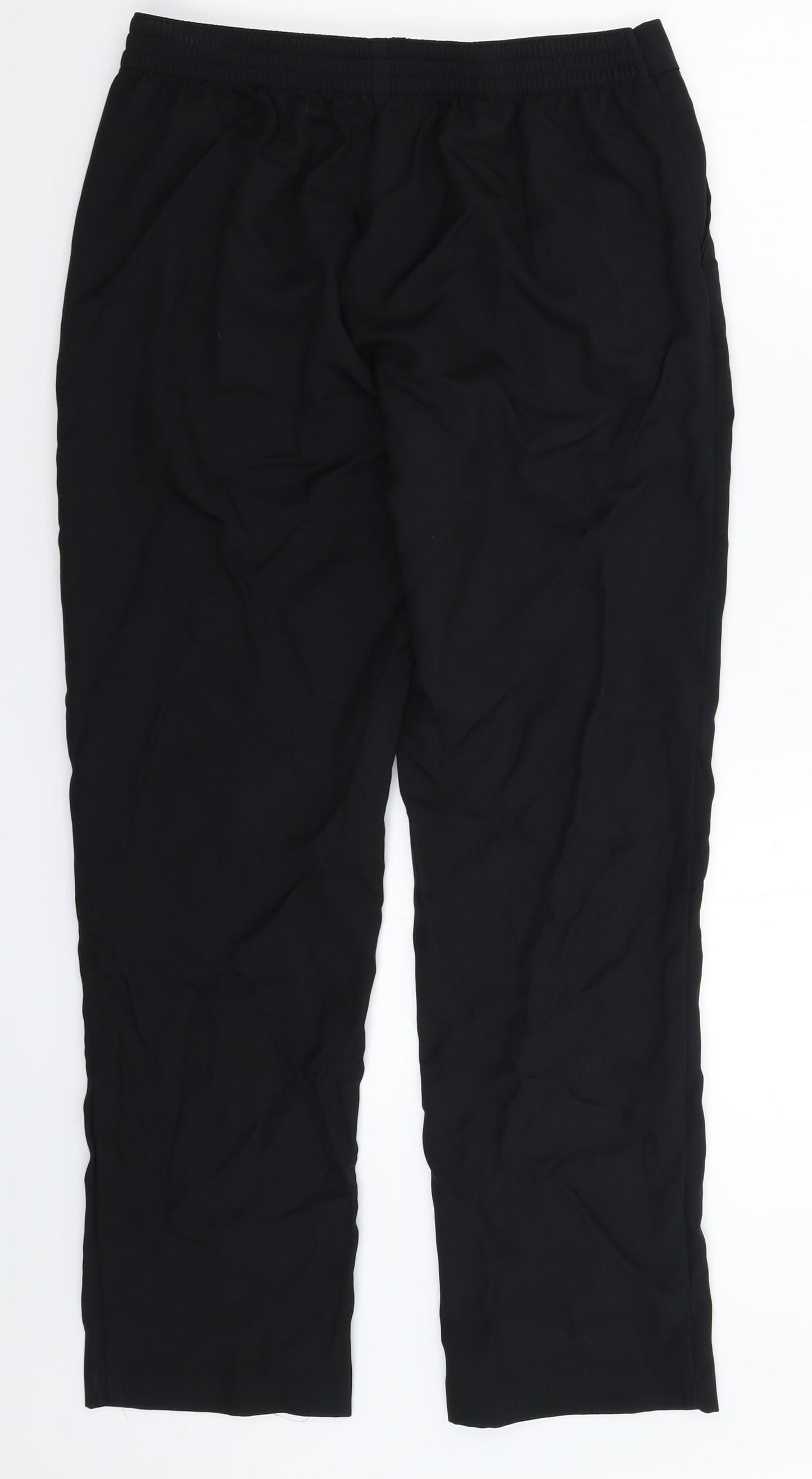 Womens UK Size 12 Marks and Spencer Slim Fit  Black Trousers