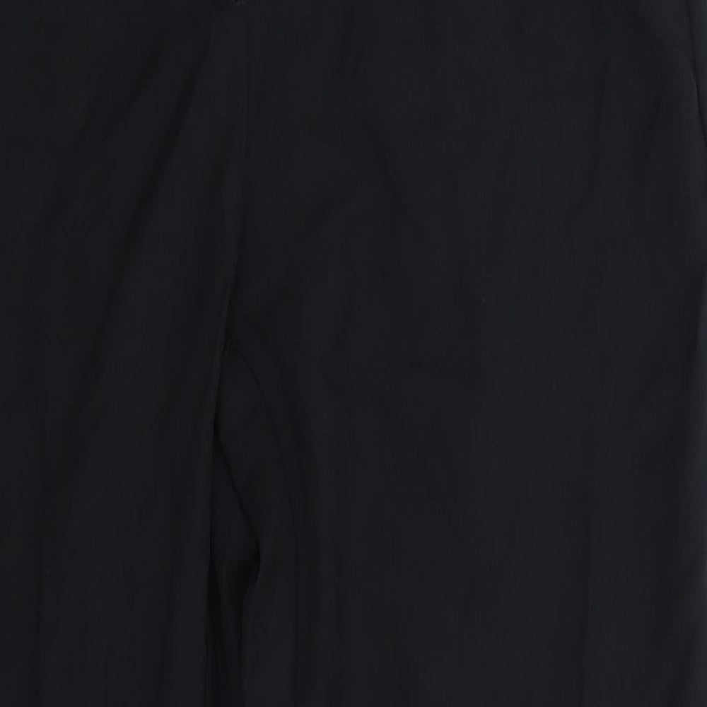 Womens UK Size 12 Marks and Spencer Slim Fit  Black Trousers