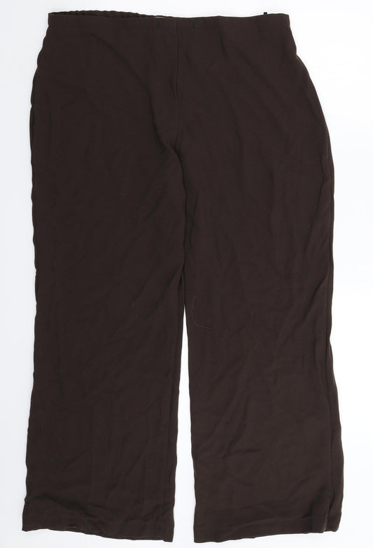 Womens UK Size 18 Marks and Spencer Regular Fit  Grey Trousers