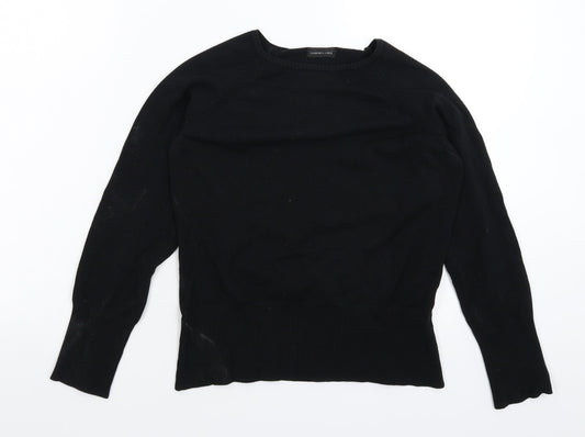 F&F Womens Black  Knit Pullover Jumper Size 12