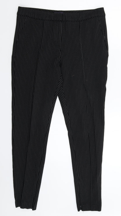 Womens UK Size 14 Marks and Spencer Extra-Slim Fit  Beige Trousers