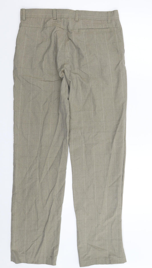 Preworn Womens Grey Check  Trousers  Size 32 L32 in