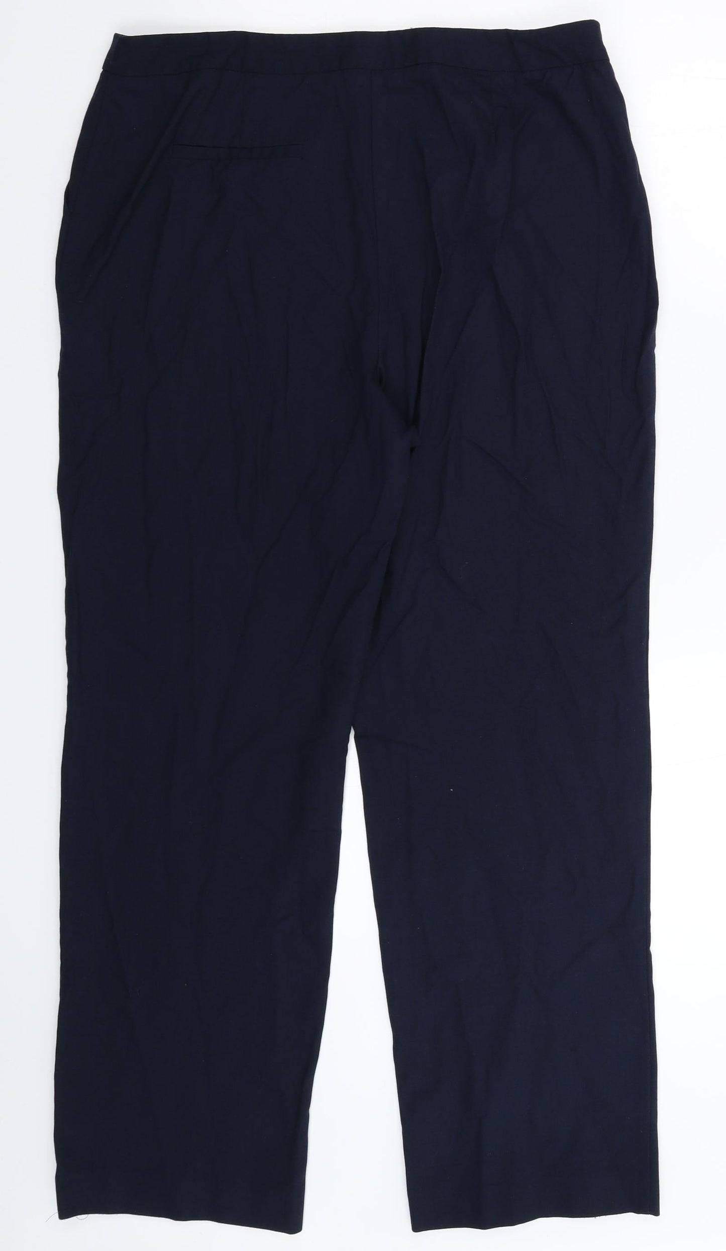 Womens UK Size 14 Papaya Regular Fit  Blue Trousers