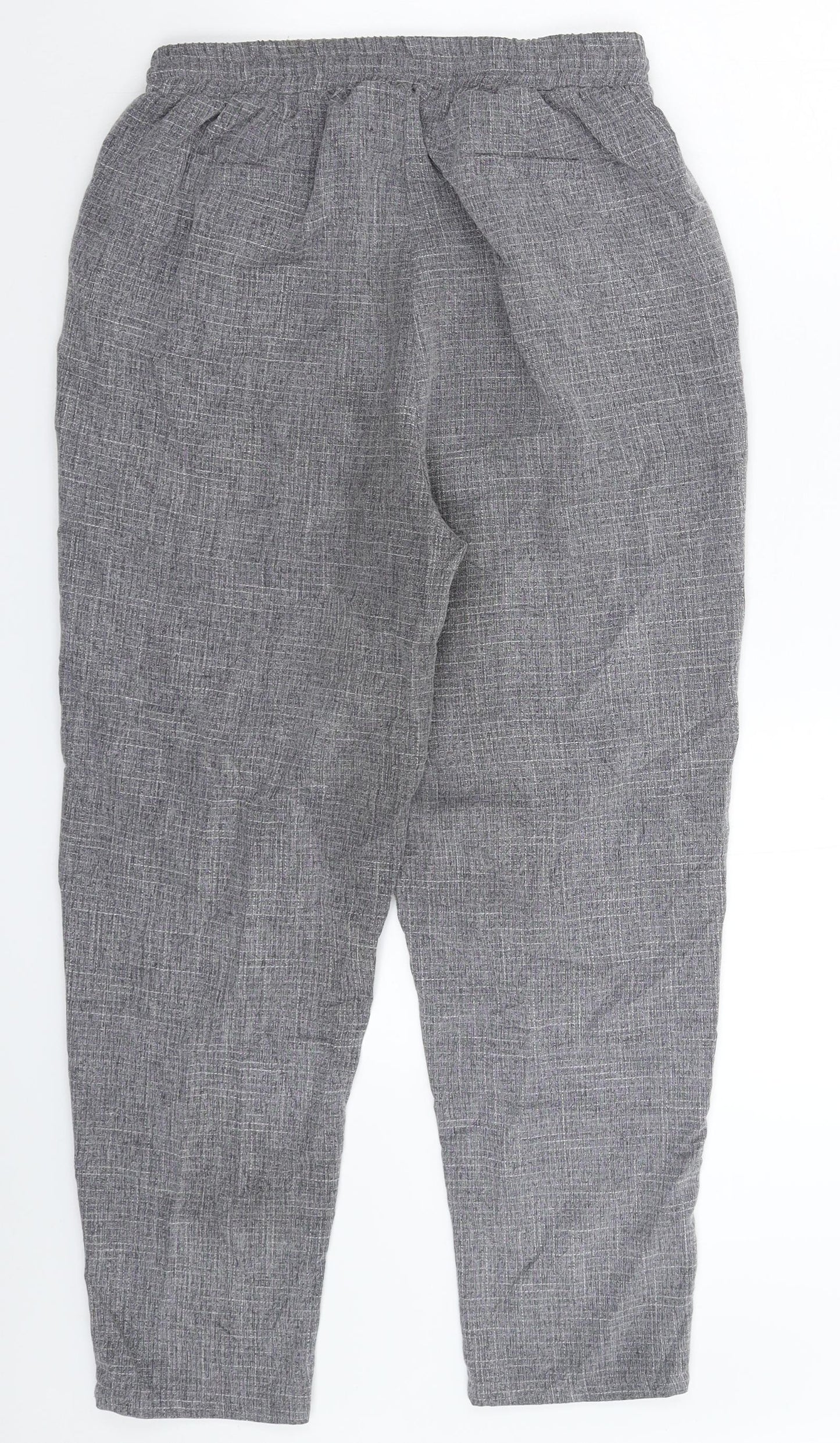 Womens UK Size 10 PRETTYLITTLETHING Extra-Slim Fit  Grey Trousers