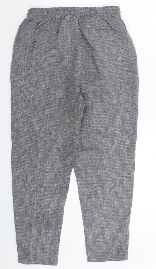 Womens UK Size 10 PRETTYLITTLETHING Extra-Slim Fit  Grey Trousers