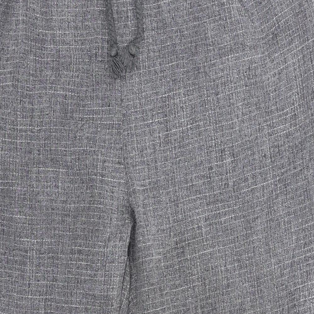 Womens UK Size 10 PRETTYLITTLETHING Extra-Slim Fit  Grey Trousers
