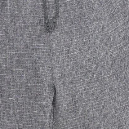 Womens UK Size 10 PRETTYLITTLETHING Extra-Slim Fit  Grey Trousers
