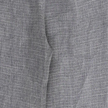 Womens UK Size 10 PRETTYLITTLETHING Extra-Slim Fit  Grey Trousers