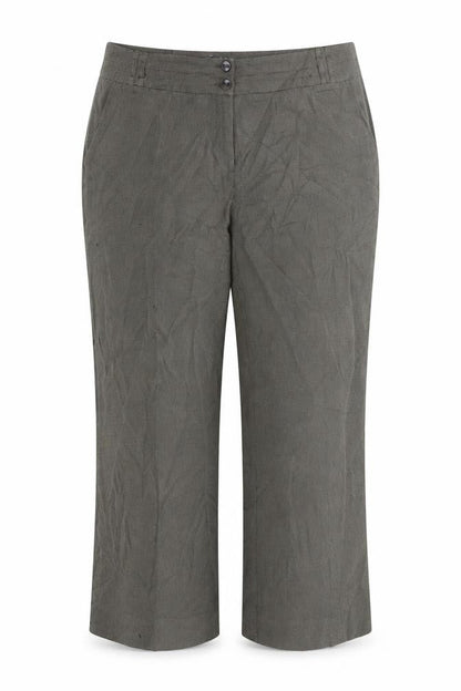 Front view of Atmosphere women’s grey trousers, size UK 18, 28-inch leg