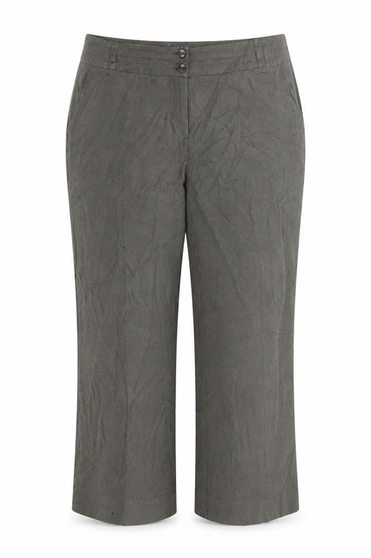 Front view of Atmosphere women’s grey trousers, size UK 18, 28-inch leg