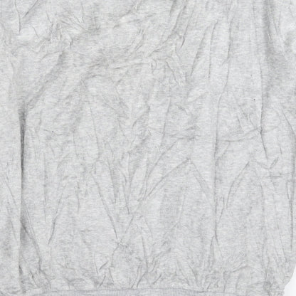 Primark Womens Grey Solid Fleece Top Pyjama Top Size 8  - Looney Tunes