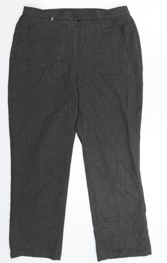 Womens UK Size 12 Marks and Spencer Slim Fit  Grey Trousers