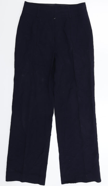 Womens UK Size 10 Per Una Regular Fit  Blue Trousers