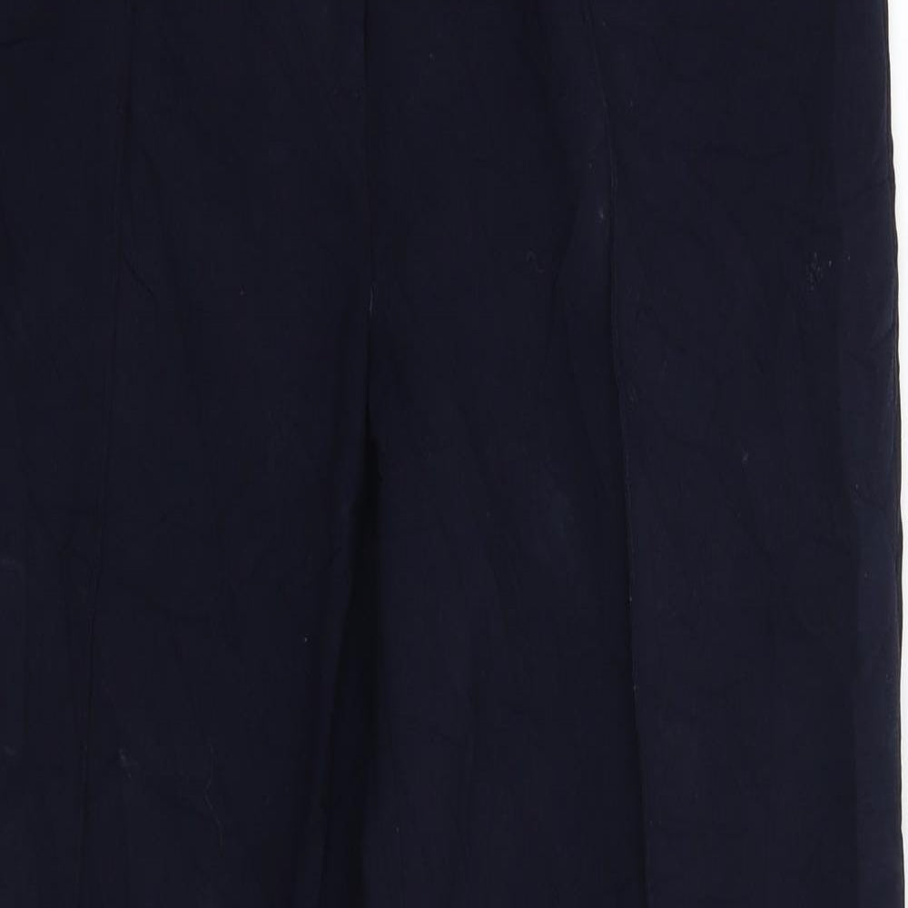 Womens UK Size 10 Per Una Regular Fit  Blue Trousers