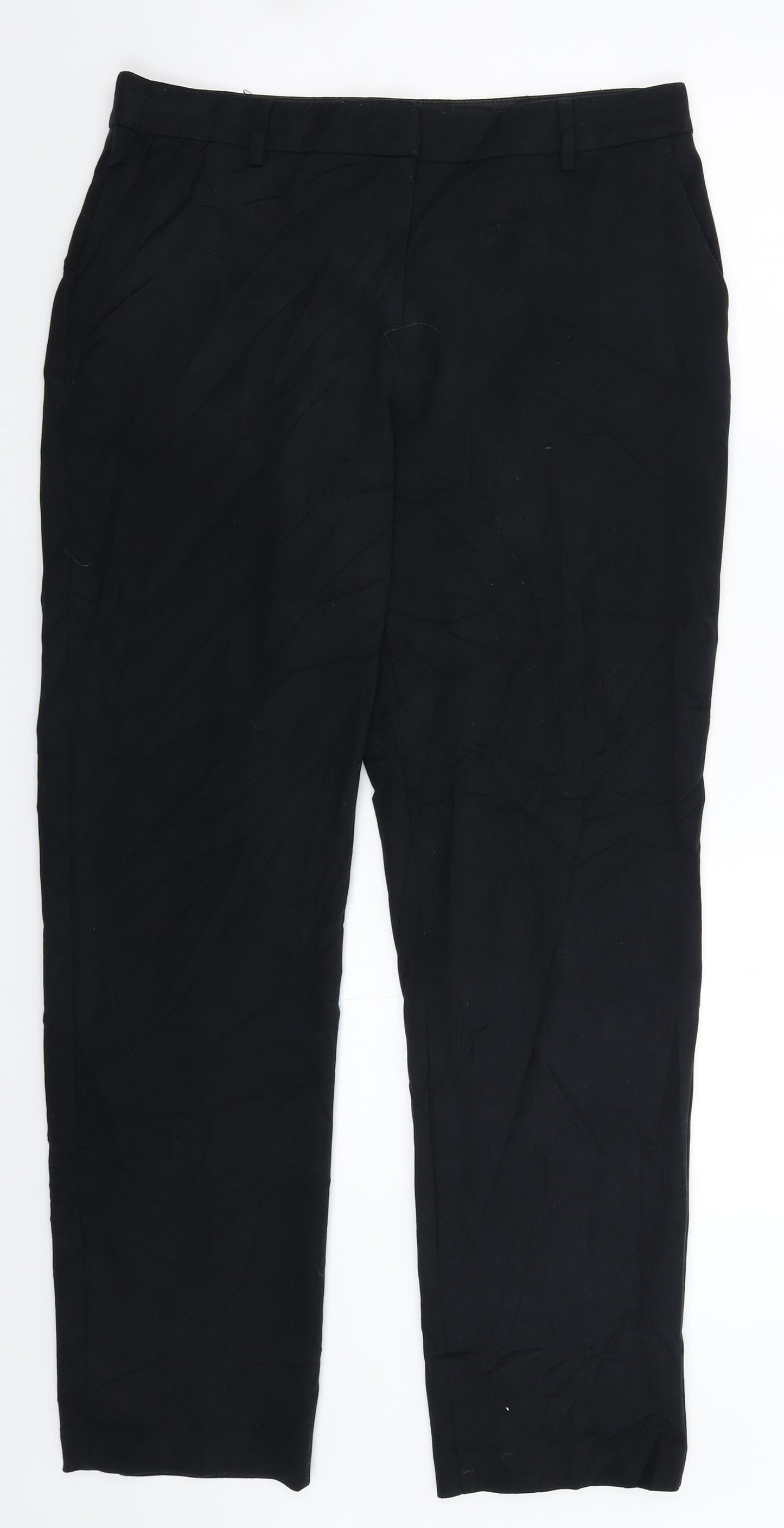 Womens UK Size 12 Marks and Spencer Slim Fit  Blue Trousers