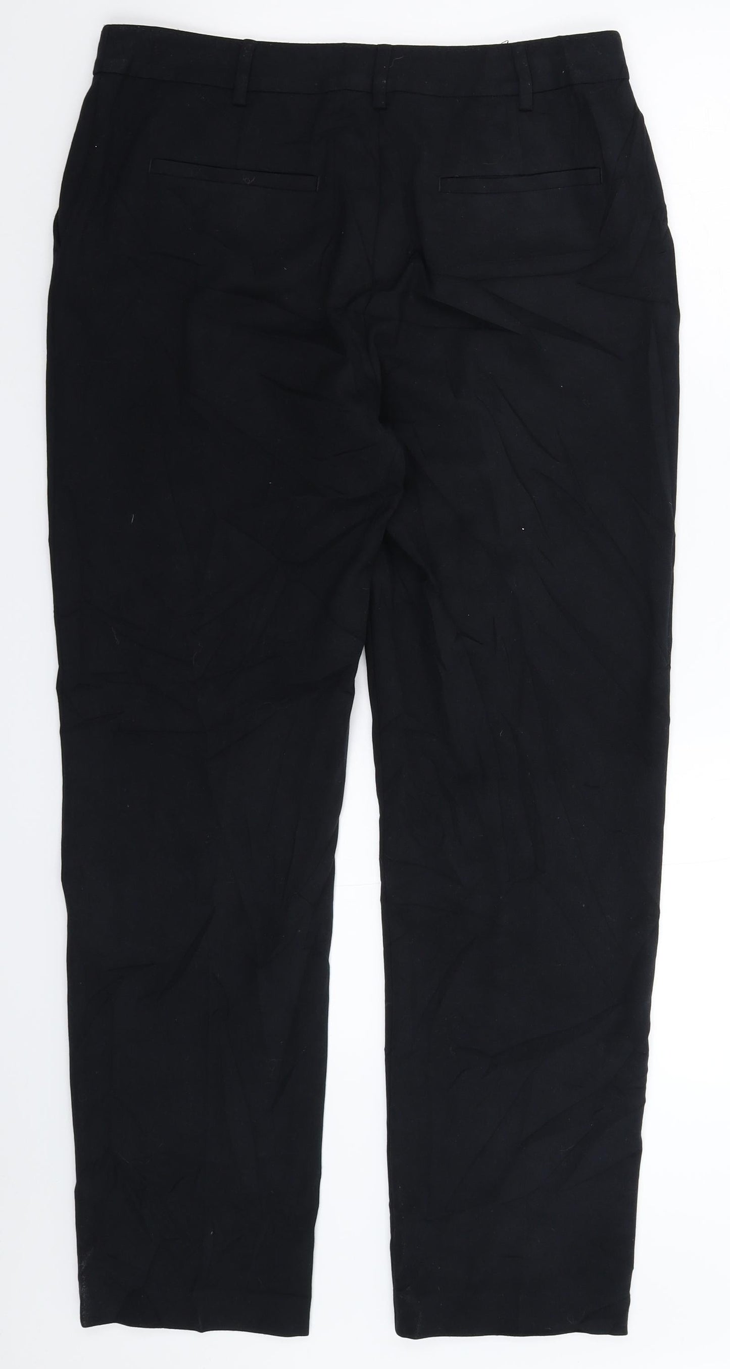 Womens UK Size 12 Marks and Spencer Slim Fit  Blue Trousers