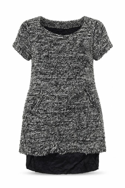 Zara Womens Grey  Knit Pullover Jumper Size M