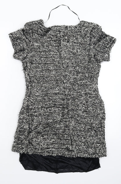 Zara Womens Grey  Knit Pullover Jumper Size M