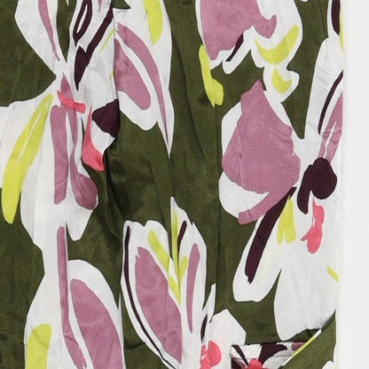 Autograph Womens Multicoloured Floral  Cargo Trousers Size 6 L27 in