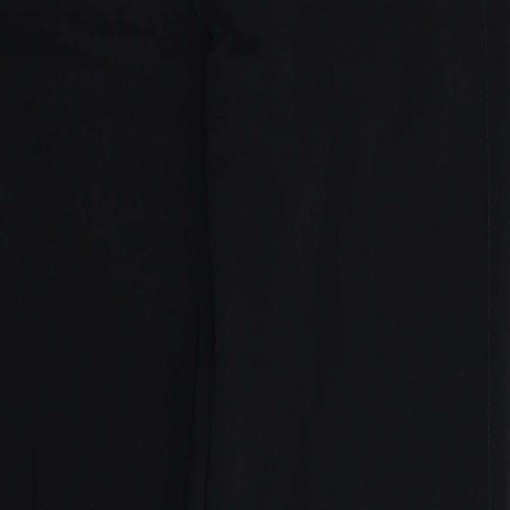 Oui Moments Womens Black   Dress Pants Trousers Size 14 L33 in