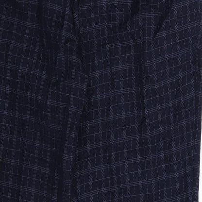 Womens UK Size 14 Marks and Spencer Regular Fit  Blue Trousers