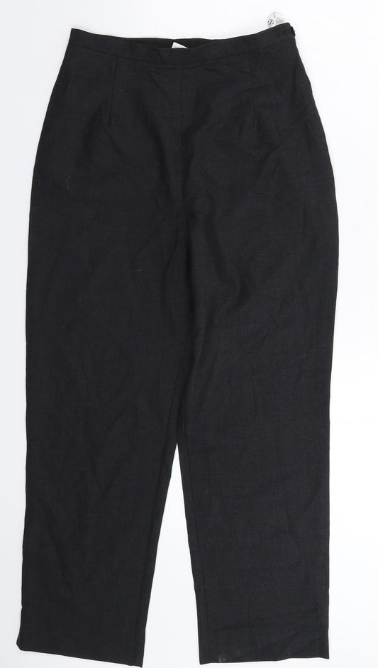 Womens UK Size 8 NEXT Slim Fit Dress Pants Grey Trousers