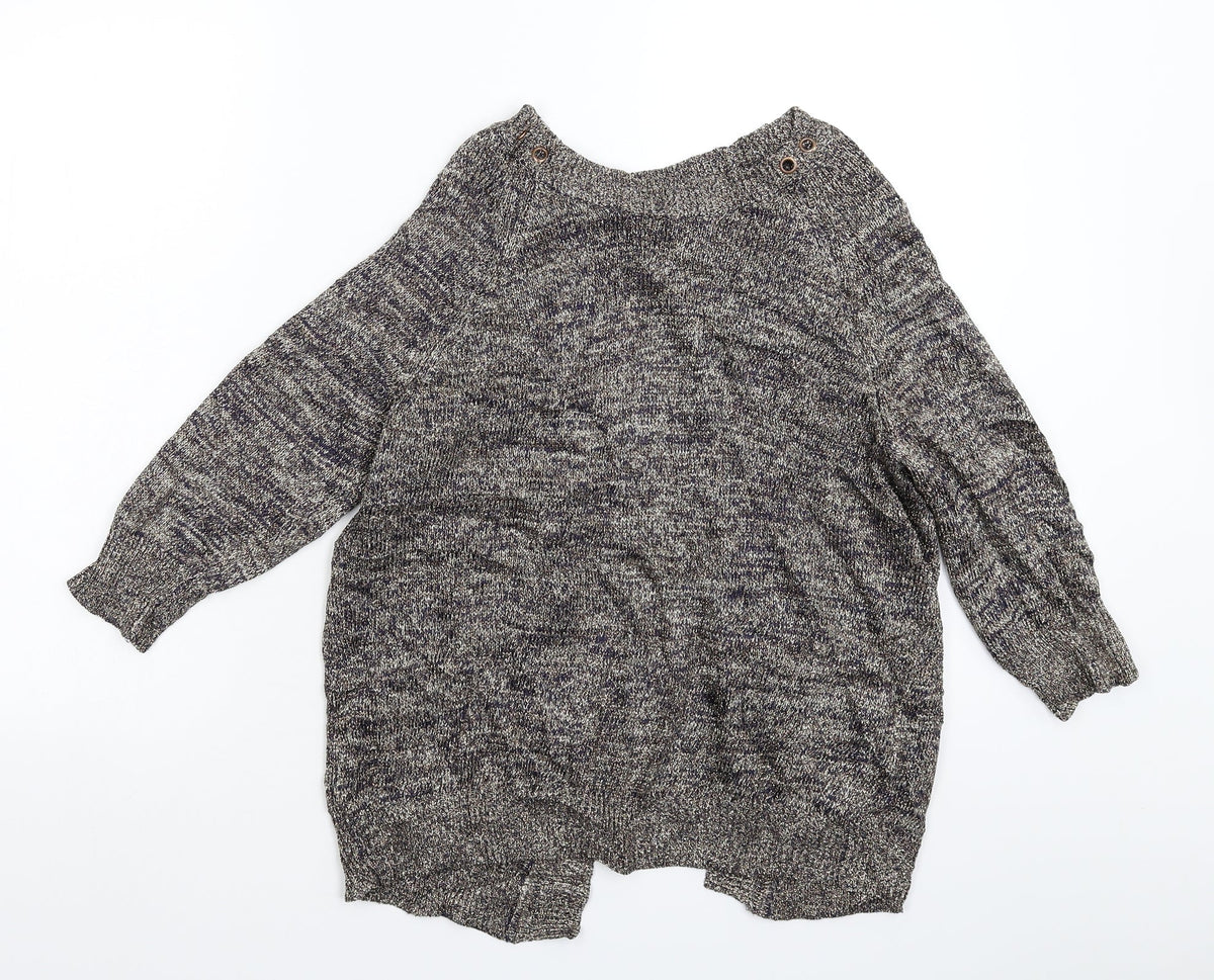 Topshop Womens Gold  Knit Pullover Jumper Size 14