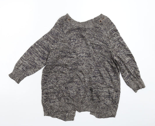 Topshop Womens Gold  Knit Pullover Jumper Size 14