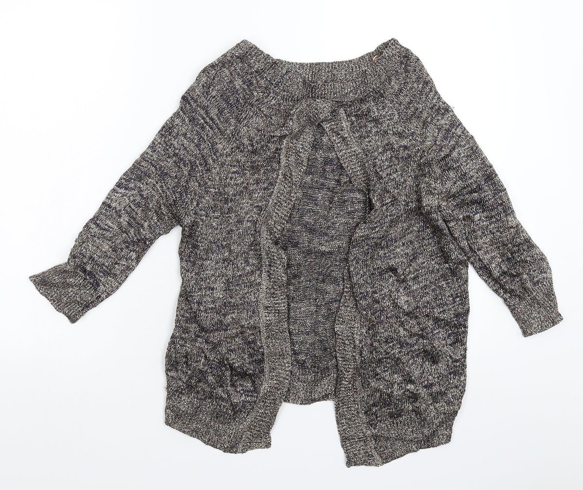 Topshop Womens Gold  Knit Pullover Jumper Size 14