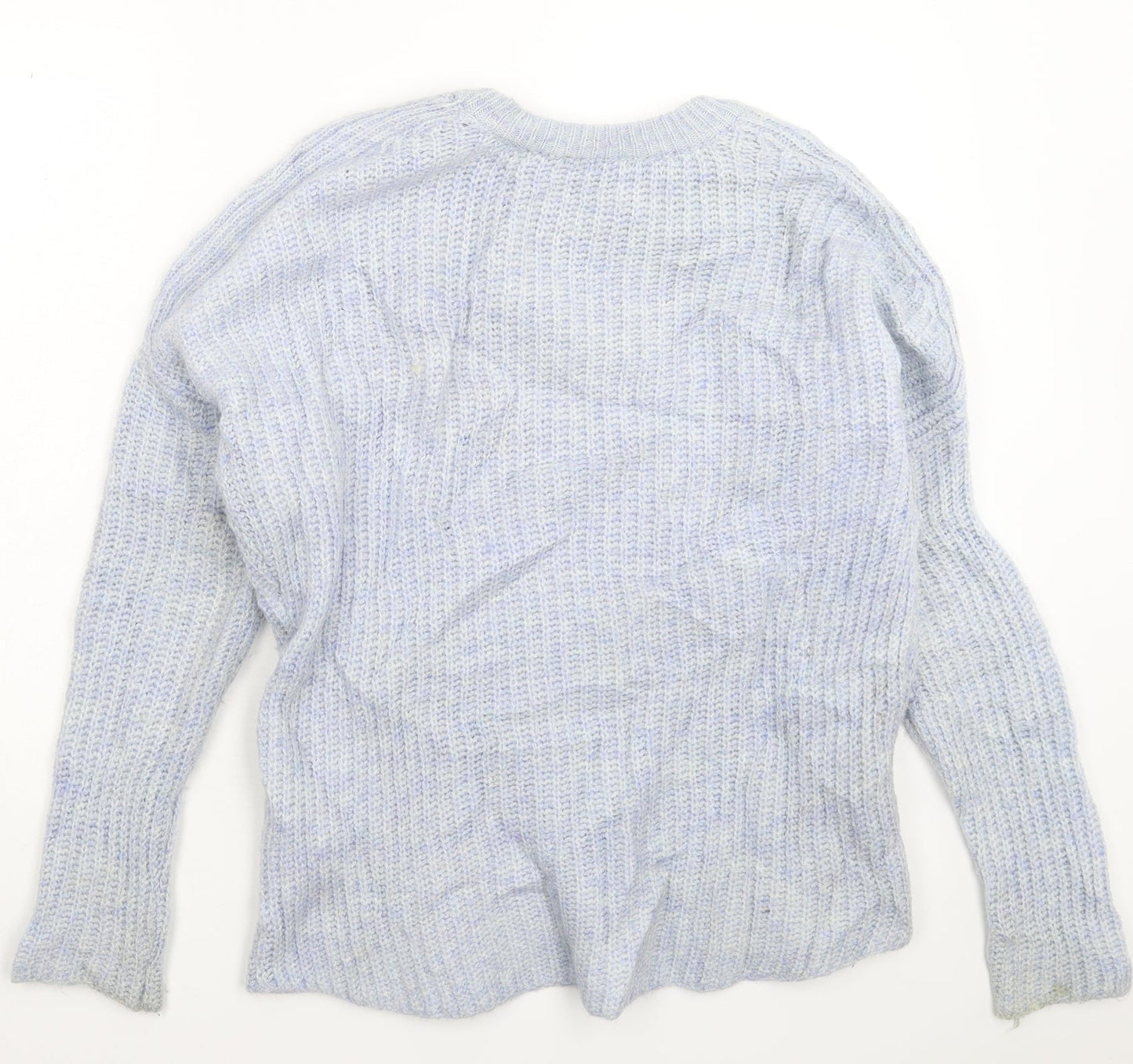 Zara Womens Blue  Knit Pullover Jumper Size M
