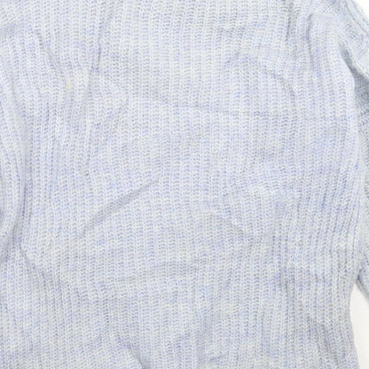 Zara Womens Blue  Knit Pullover Jumper Size M