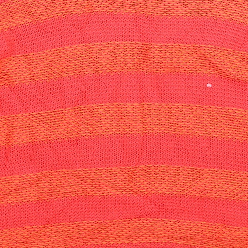 Isabella D Womens Pink  Knit Pullover Jumper Size M