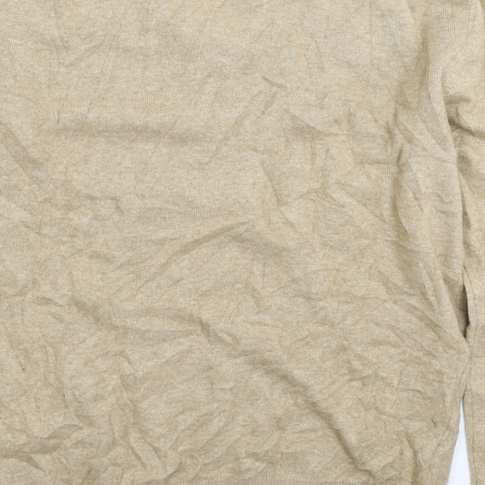 Preworn Mens Beige  Knit Pullover Jumper Size L