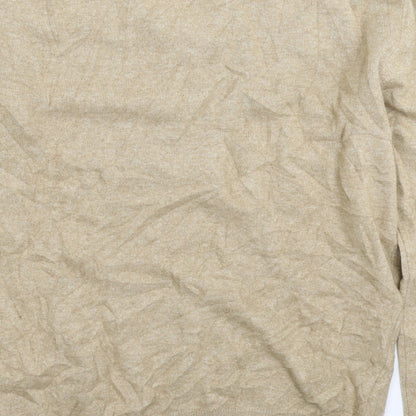 Preworn Mens Beige  Knit Pullover Jumper Size L