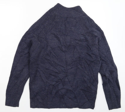 Carter & Rise Mens Blue  Knit Pullover Jumper Size M