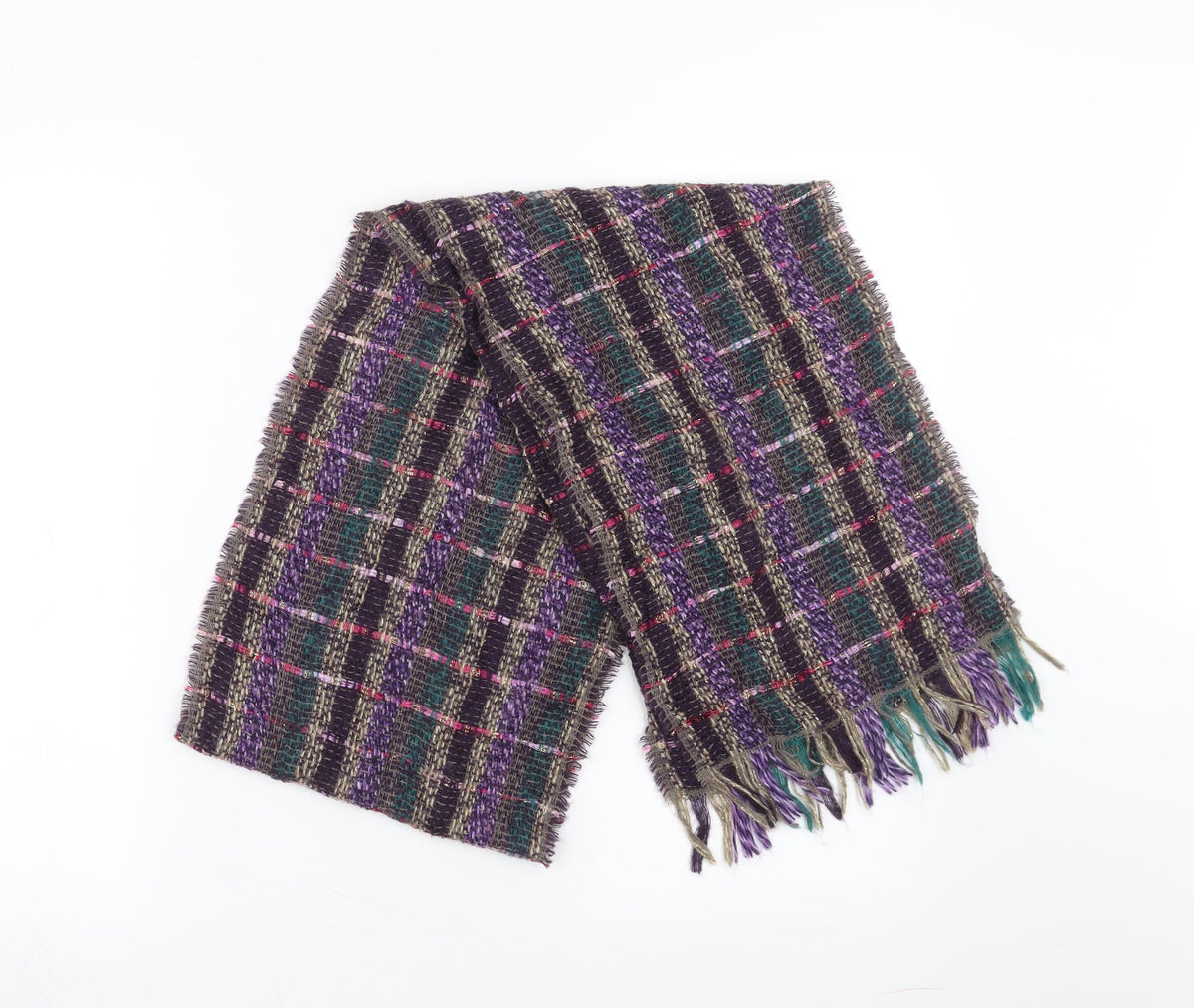 Marks & Spencer Womens Multicoloured Striped   Scarf