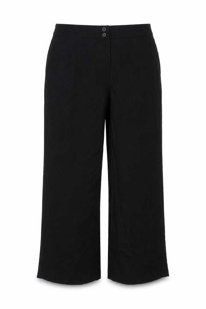 Womens UK Size 12 ISLE Regular Fit  Black Trousers