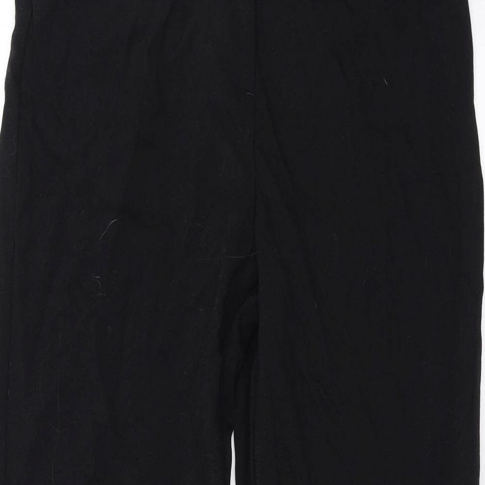 Womens UK Size 12 ISLE Regular Fit  Black Trousers