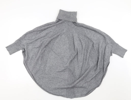Preworn Womens Grey   Cape Jumper One Size