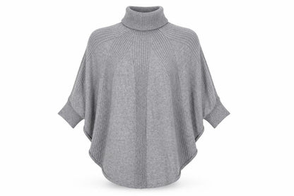 Preworn Womens Grey   Cape Jumper One Size