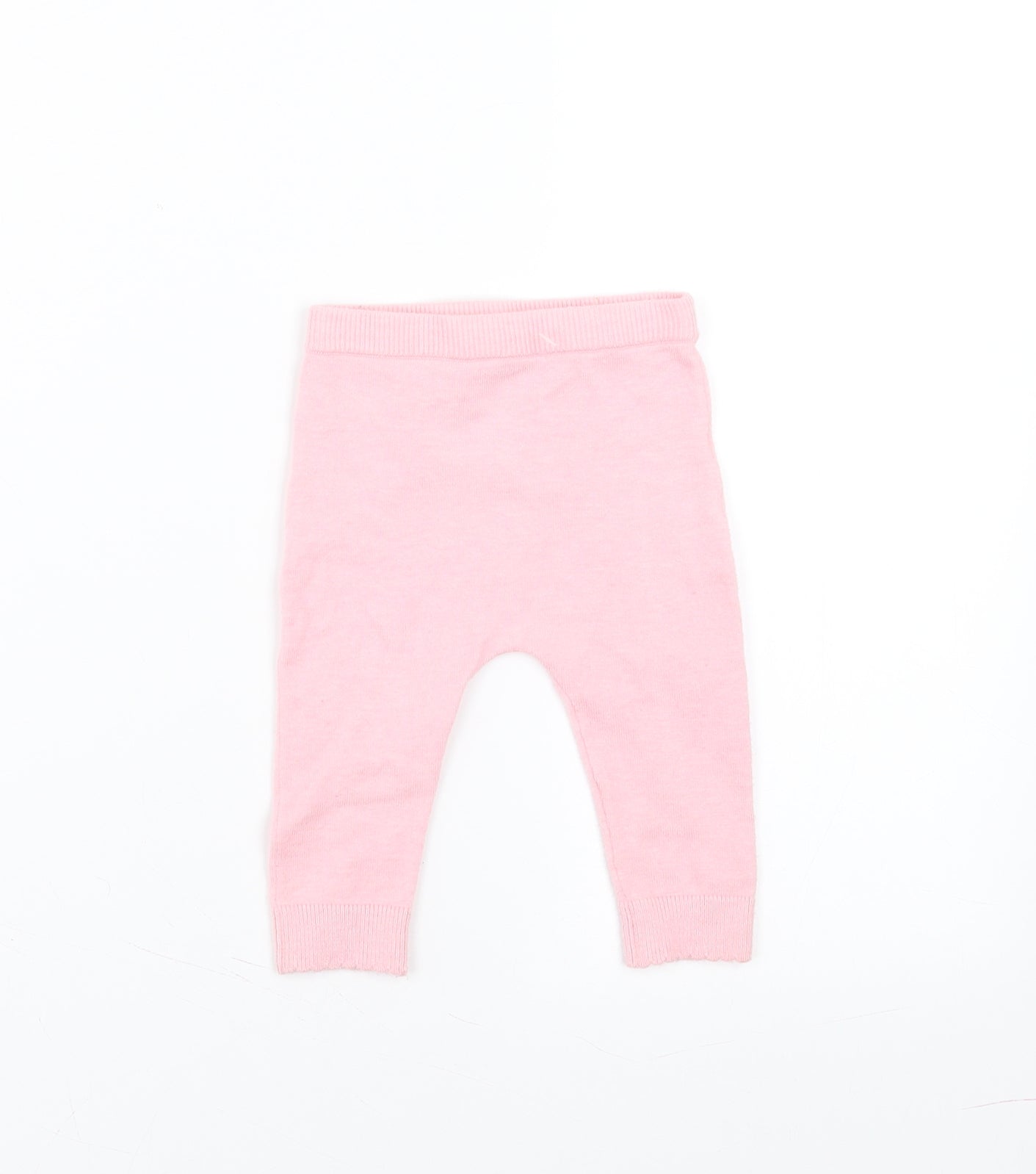 Little Nutmeg Girls Pink   Jogger Trousers Size 3-6 Months  - rabbit