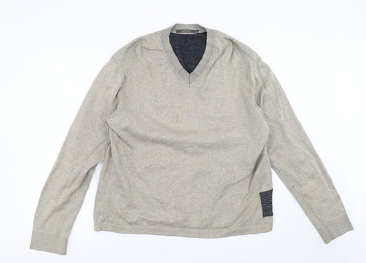 River Island Mens Beige   Pullover Jumper Size XL