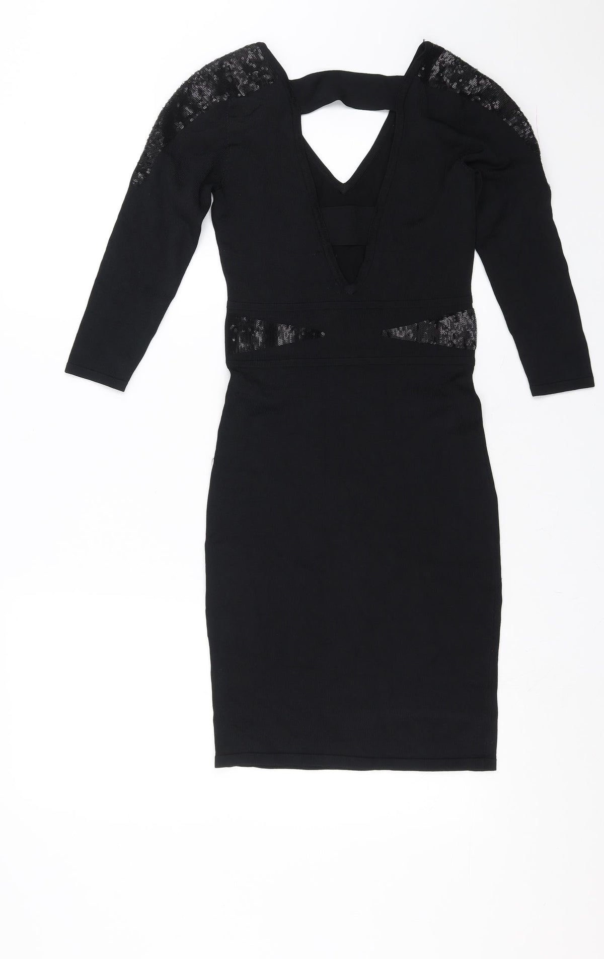 Amichi Womens Black   Bodycon  Size S