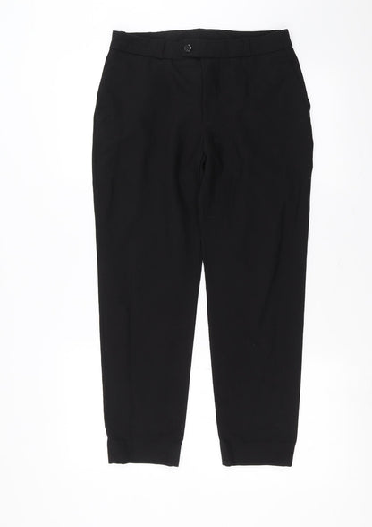 Preworn Mens Black   Trousers  Size 30 in L26 in - short Leg