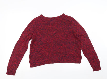 Divided by H&M Womens Red   Pullover Jumper Size M