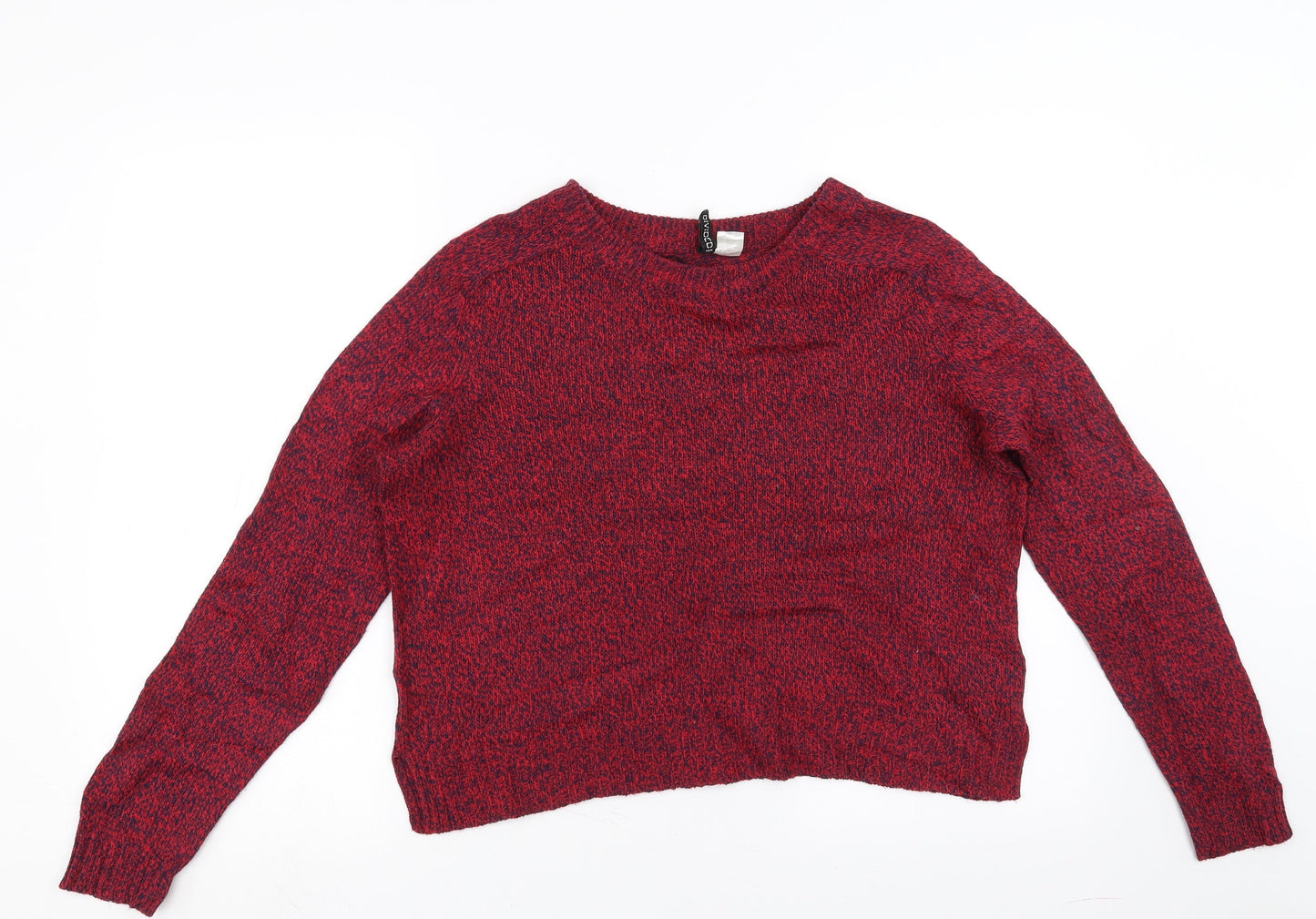 Divided by H&M Womens Red   Pullover Jumper Size M